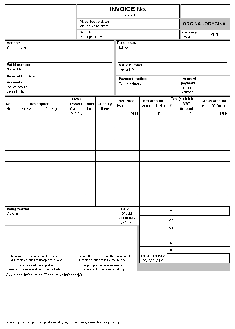 Aktywne Formularze Excel Word Adobe Signform